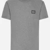 Cotton T-shirt with branded tag