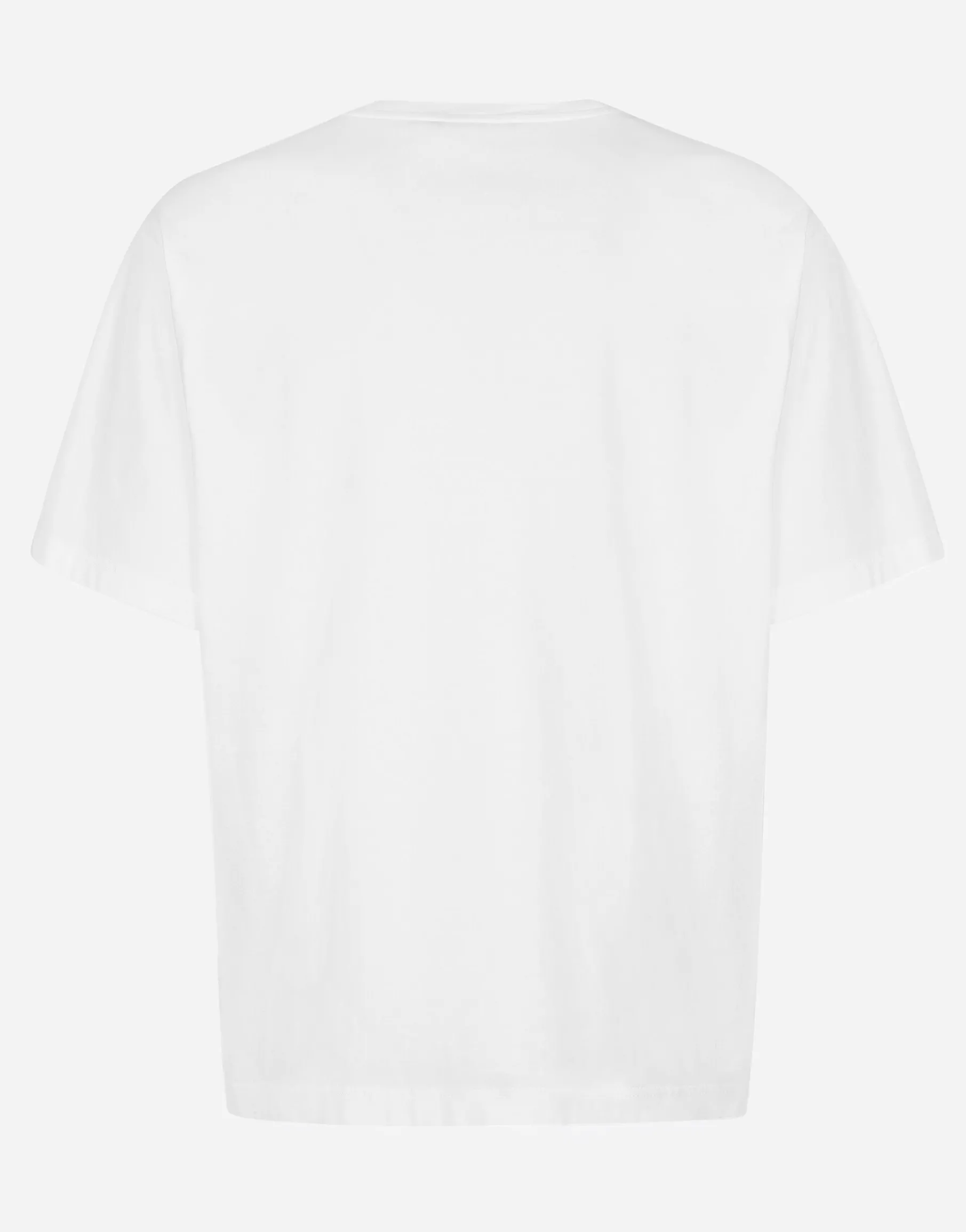 Cotton T-shirt with branded tag