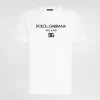Cotton T-shirt with DG embroidery