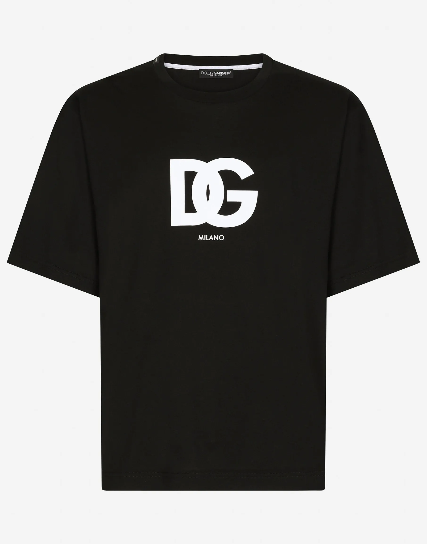 Cotton T-shirt with DG logo print
