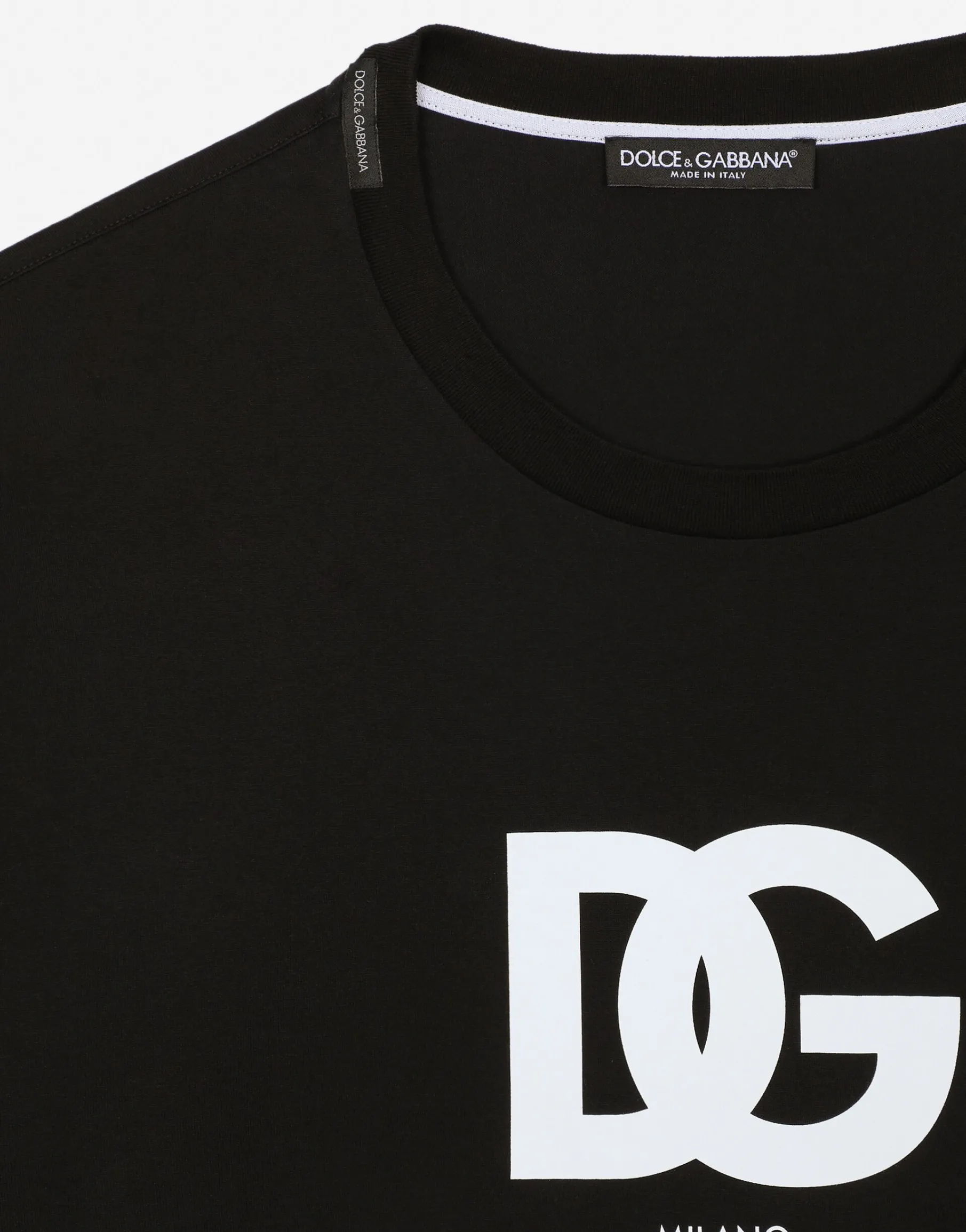 Cotton T-shirt with DG logo print