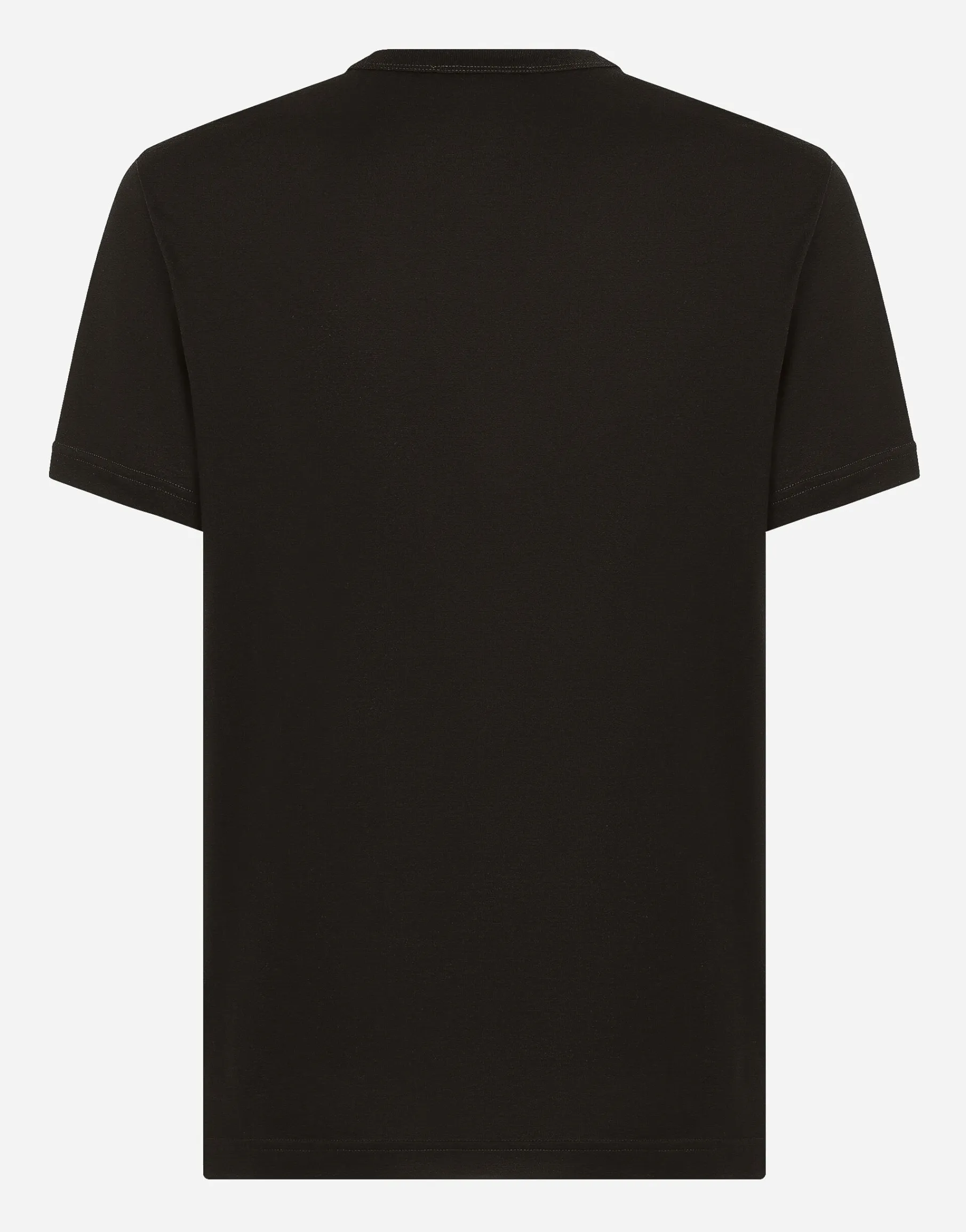 Cotton T-shirt with DG Milano logo embroidery