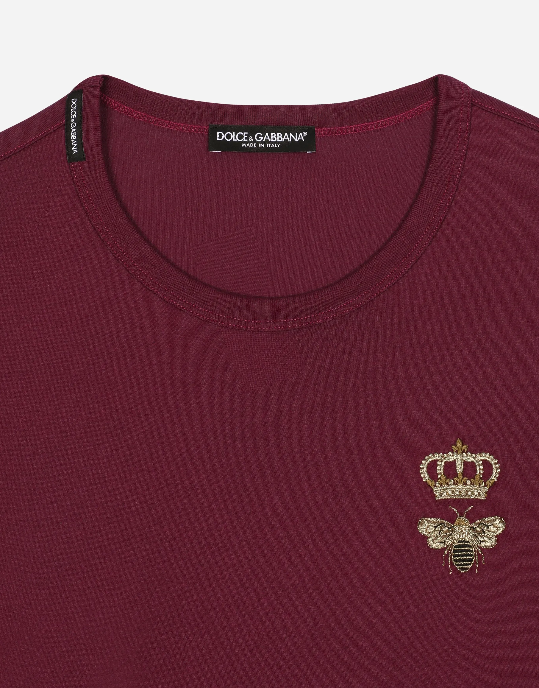 Cotton T-shirt with embroidery