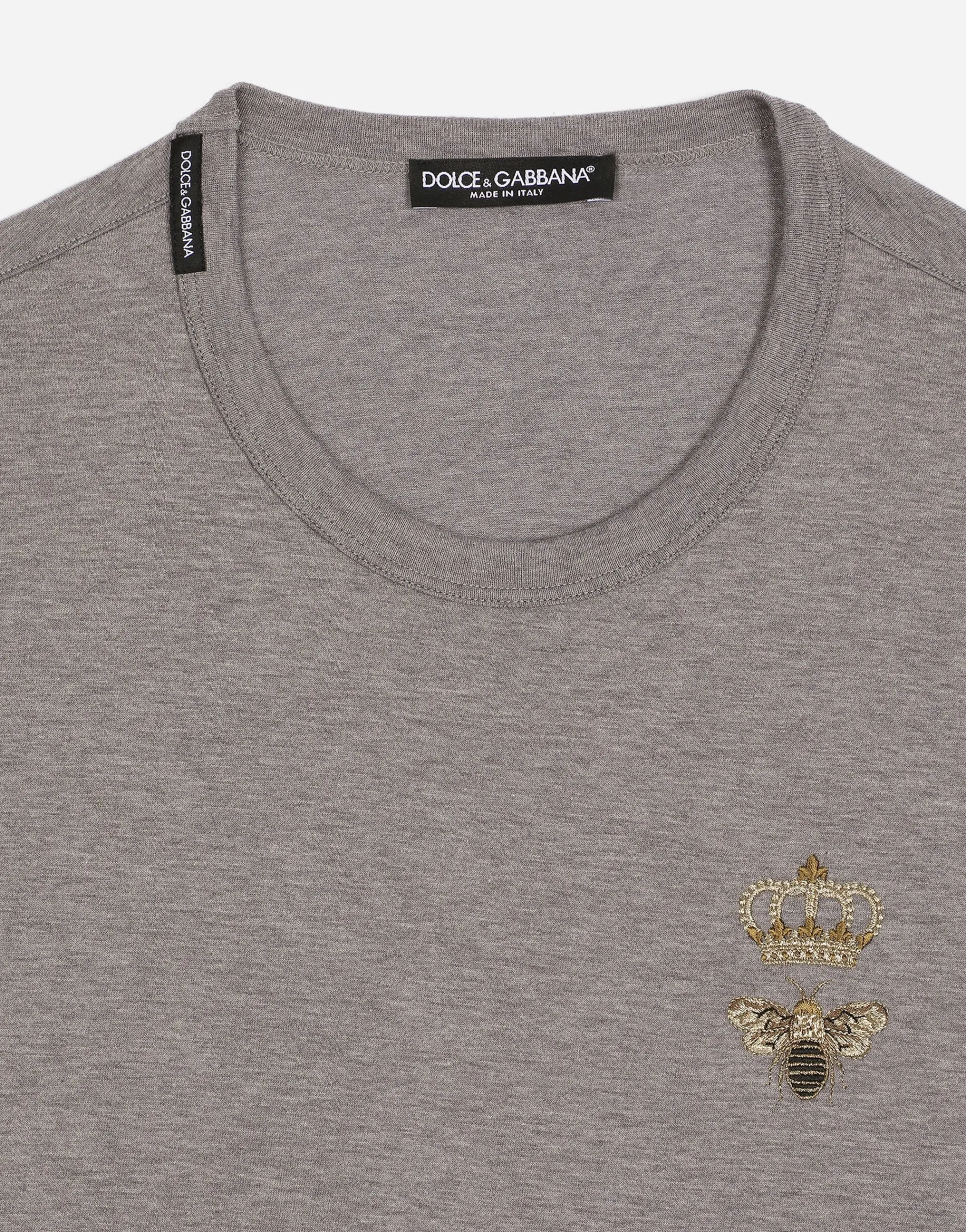 Cotton T-shirt with embroidery