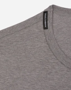 Cotton T-shirt with embroidery