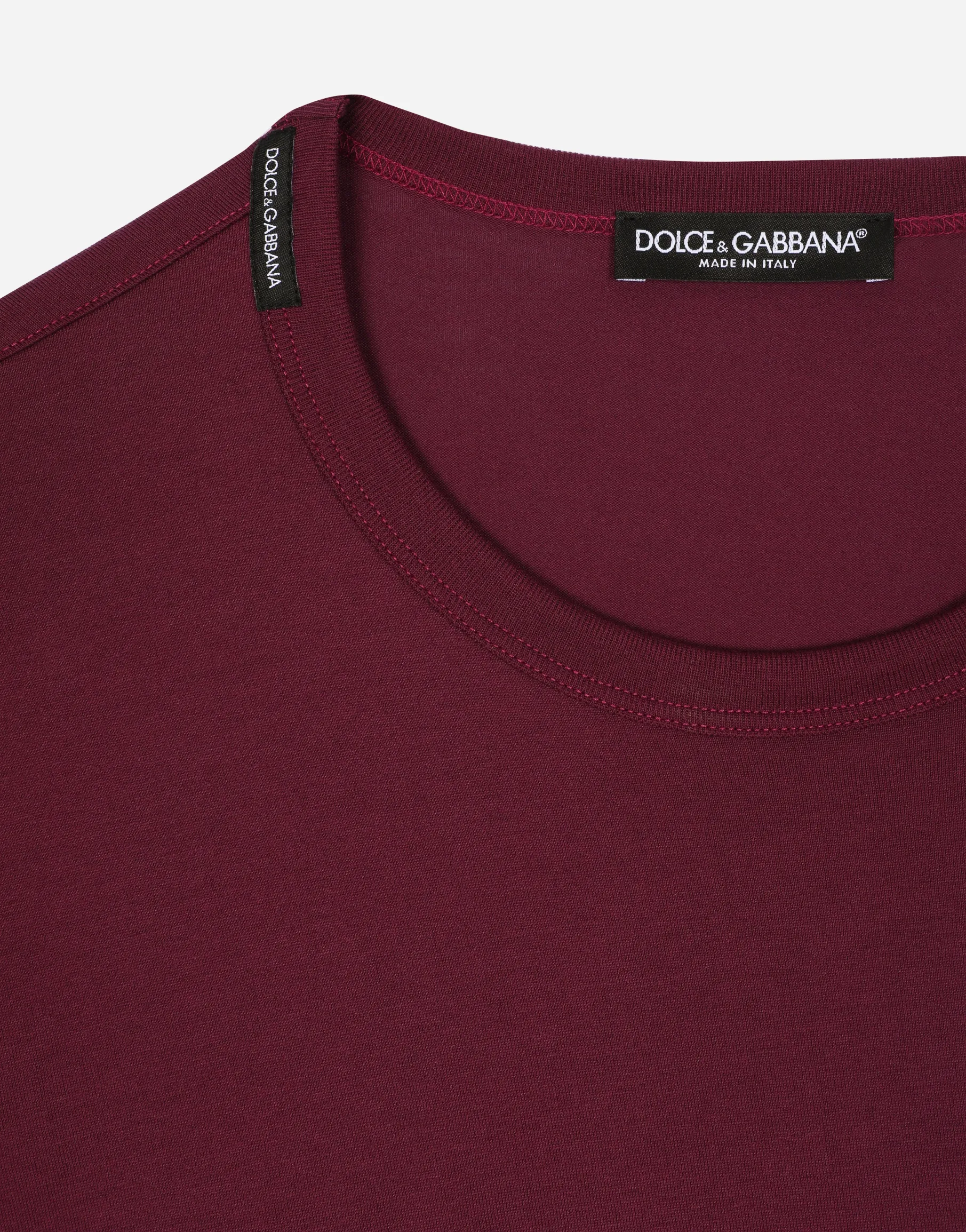 Cotton T-shirt with embroidery