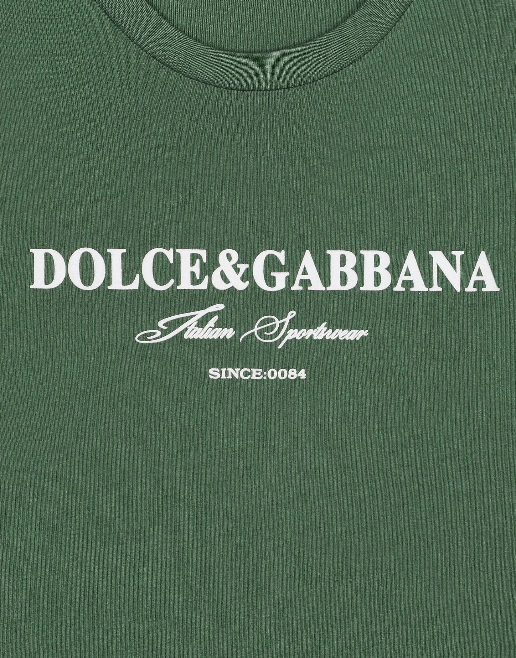 Cotton T-shirt with logo print