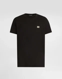 Cotton T-shirt with tag