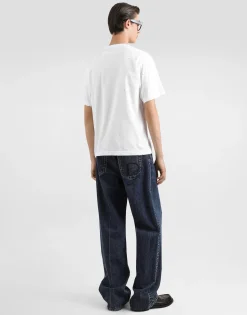Cotton T-shirt with Vespa print