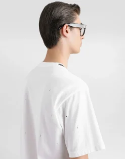 Cotton T-shirt with Vespa print