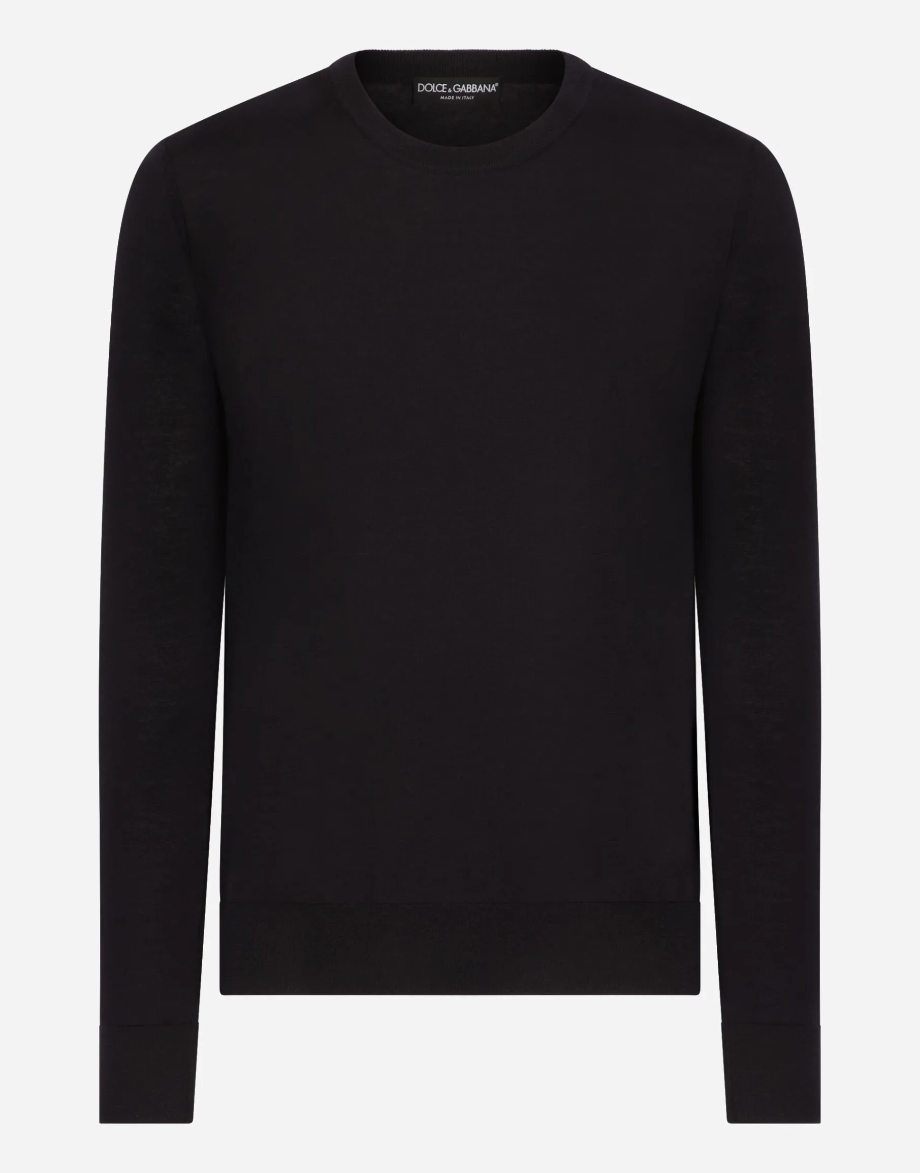 Crewneck sweater in cashmere