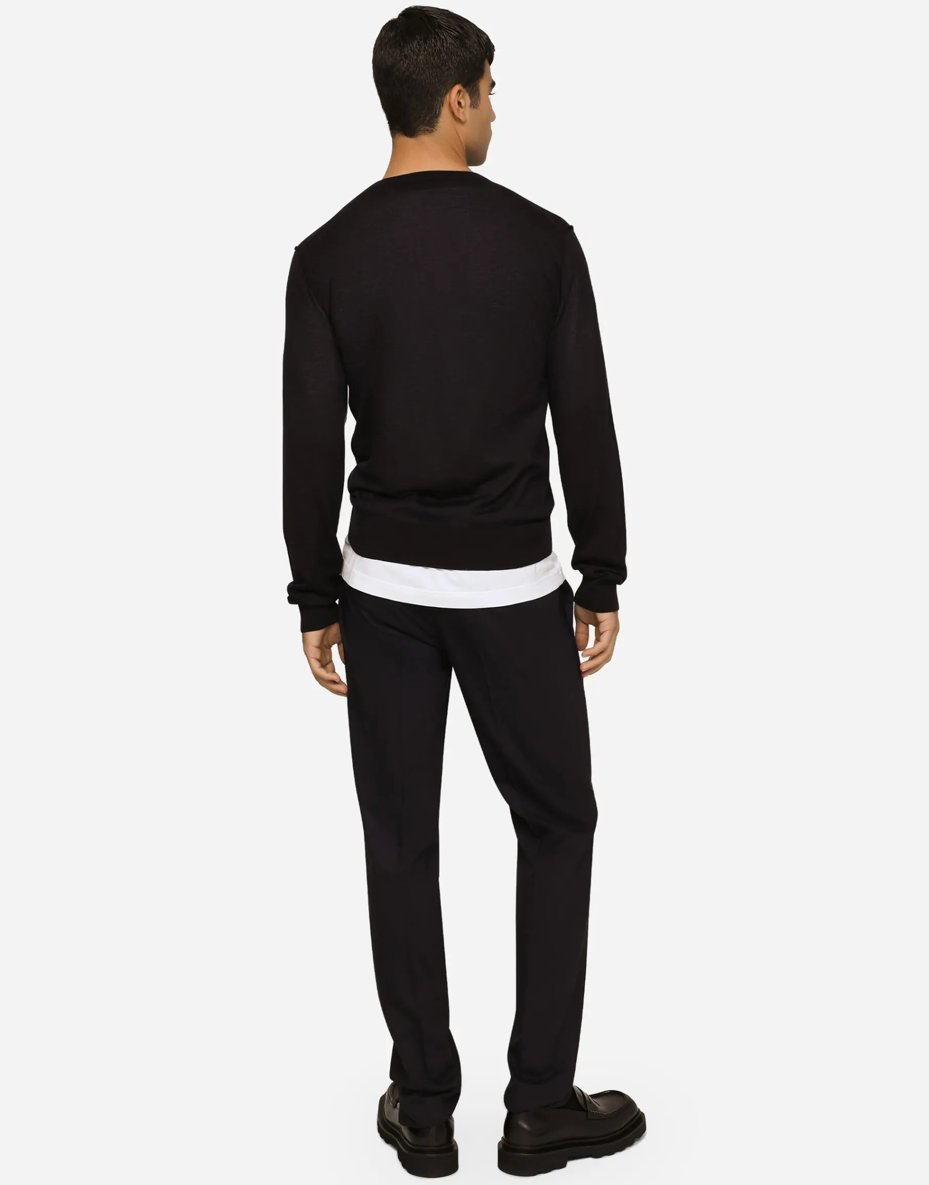 Crewneck sweater in cashmere