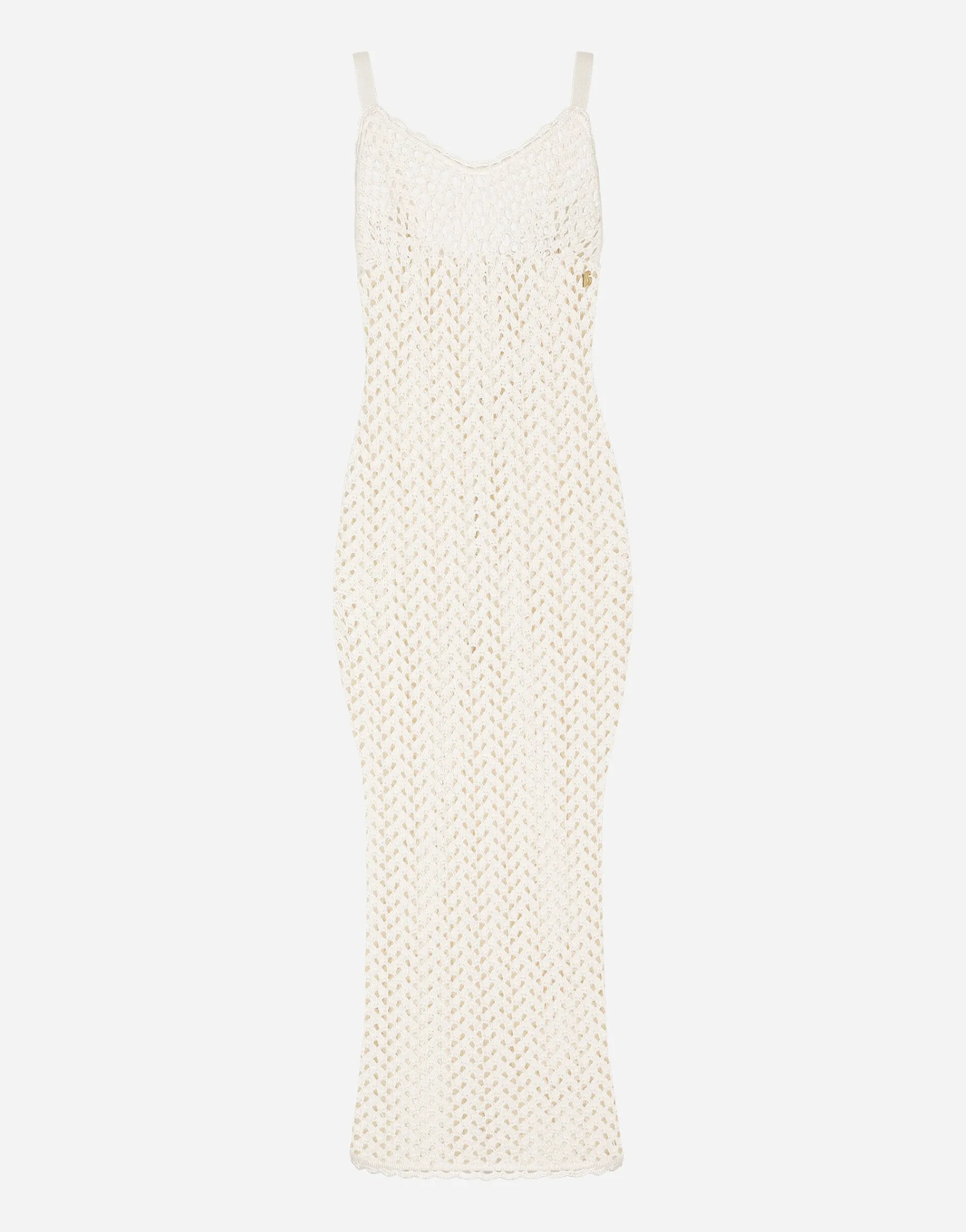 Crochet slip dress