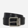 Crocodile nappa belt