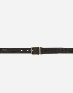Crocodile skin belt