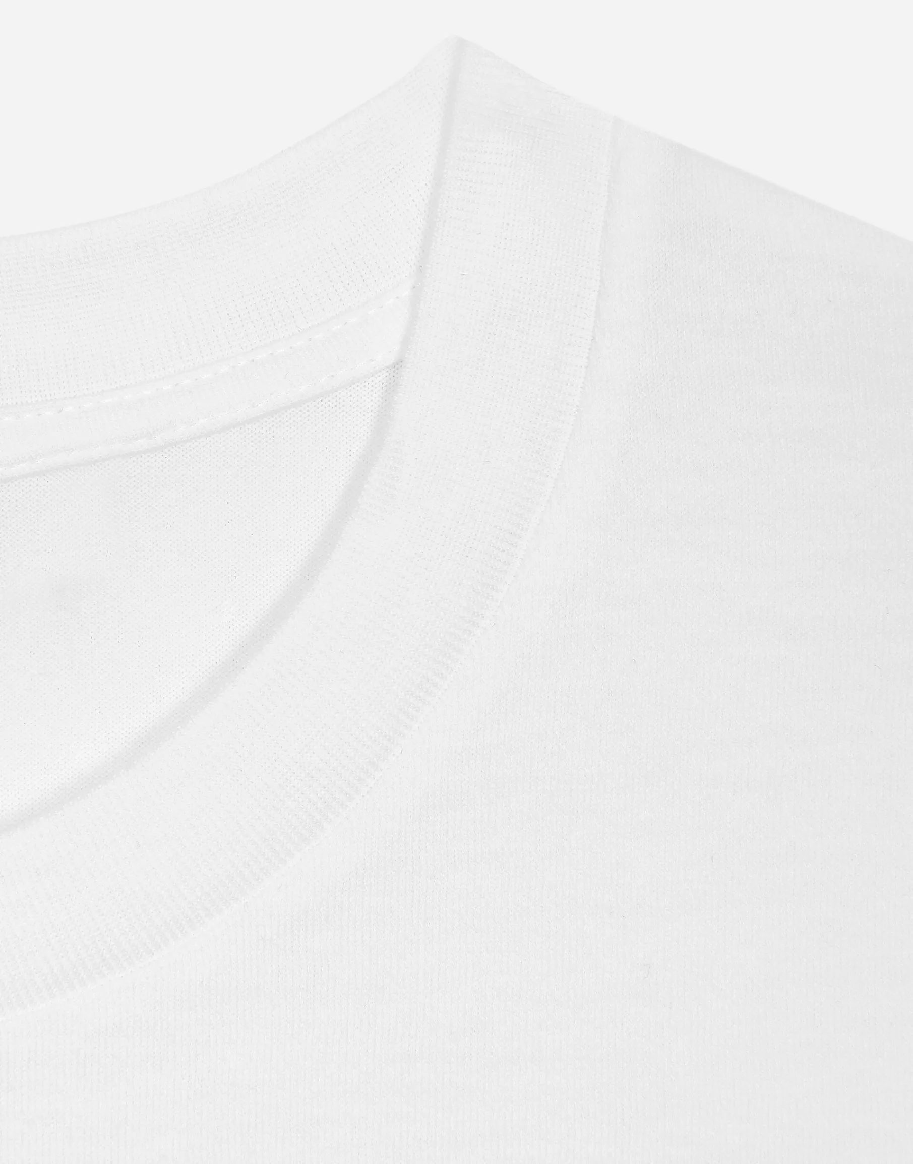 Cropped jersey T-shirt with DG logo