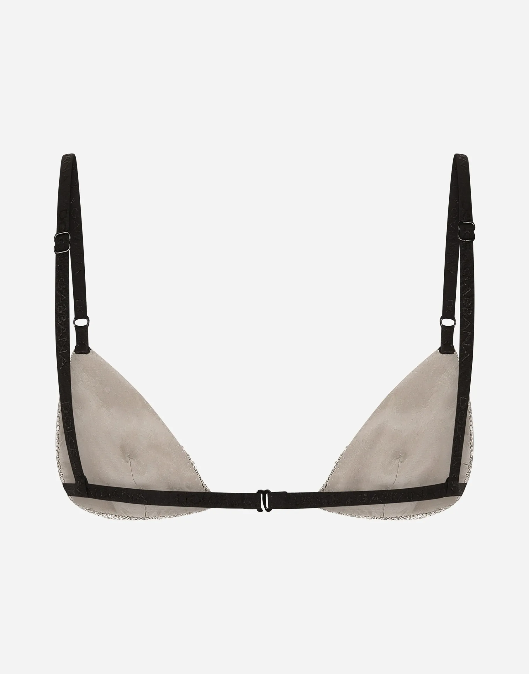Crystal mesh bra