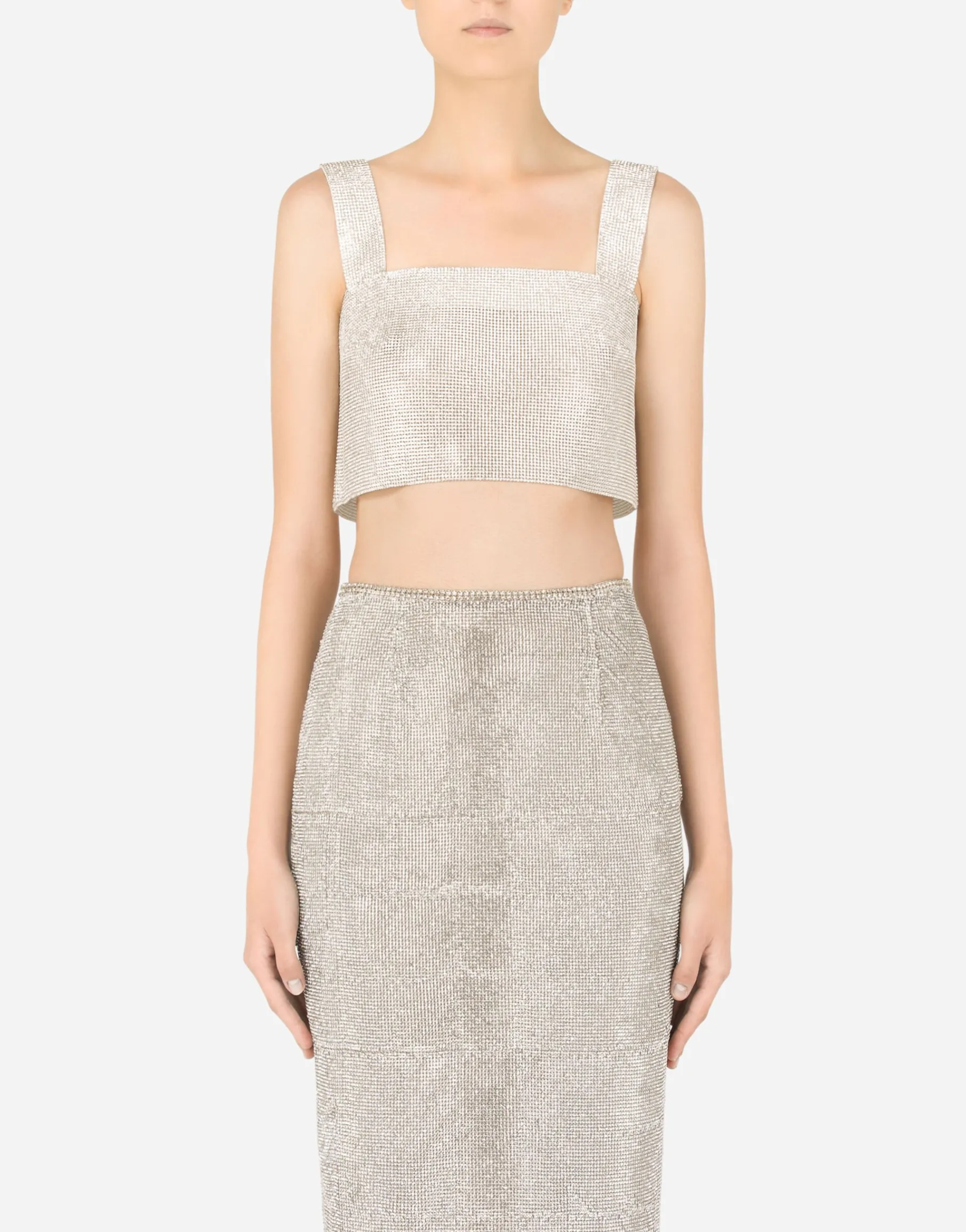 Crystal mesh top