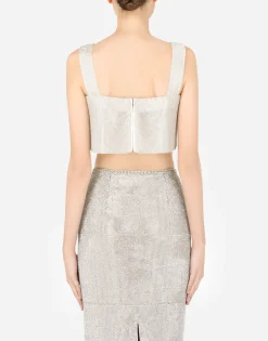 Crystal mesh top
