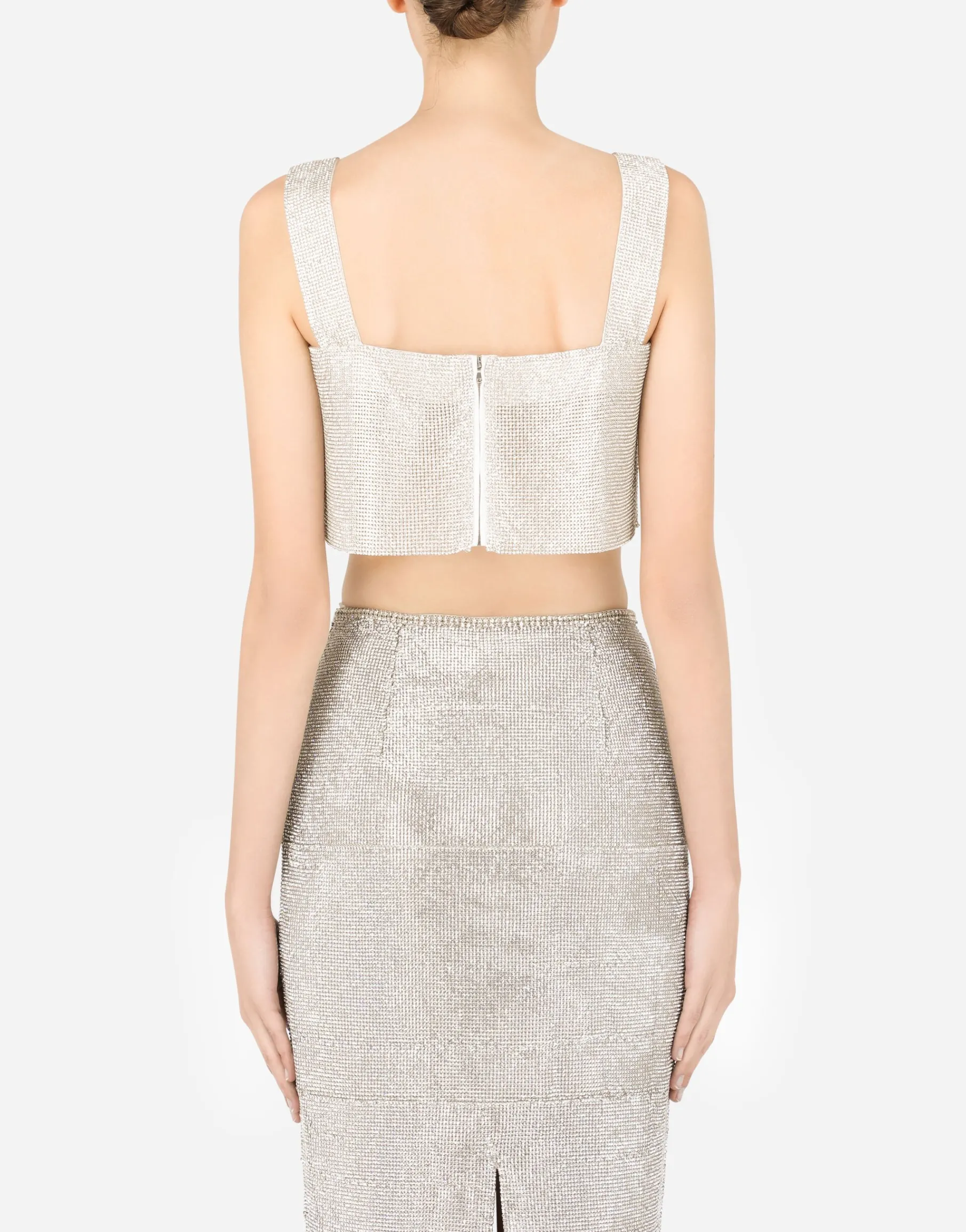 Crystal mesh top