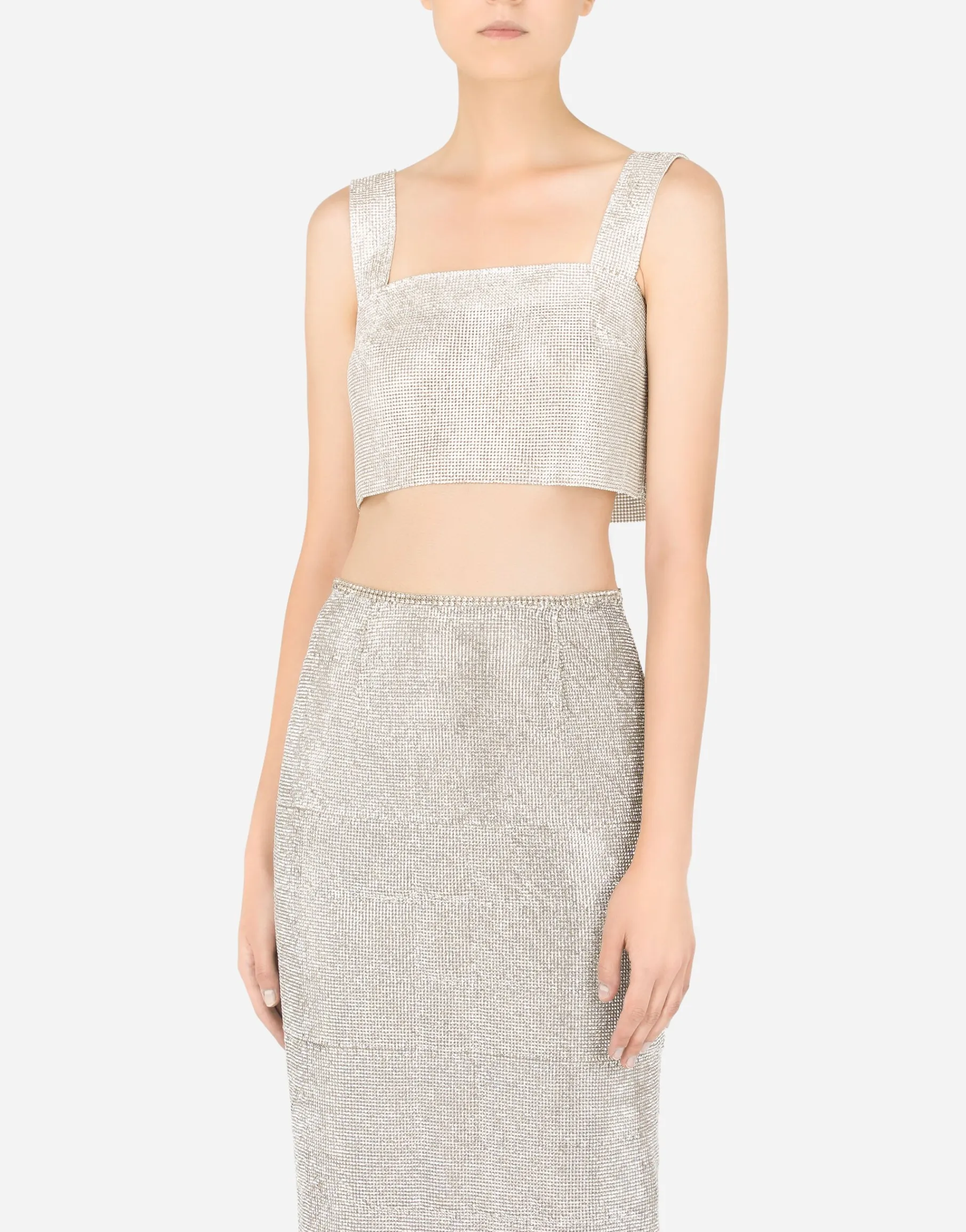 Crystal mesh top