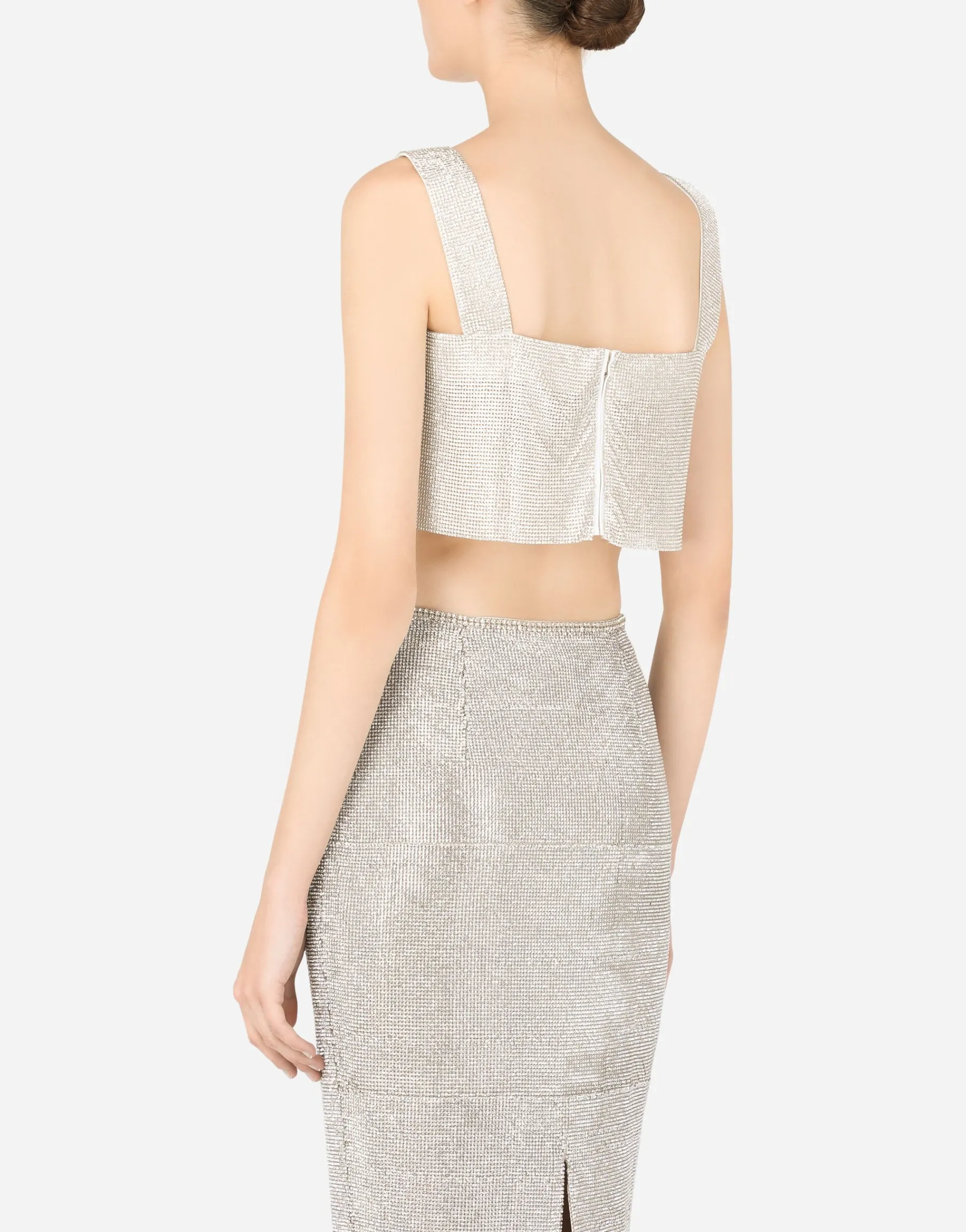 Crystal mesh top