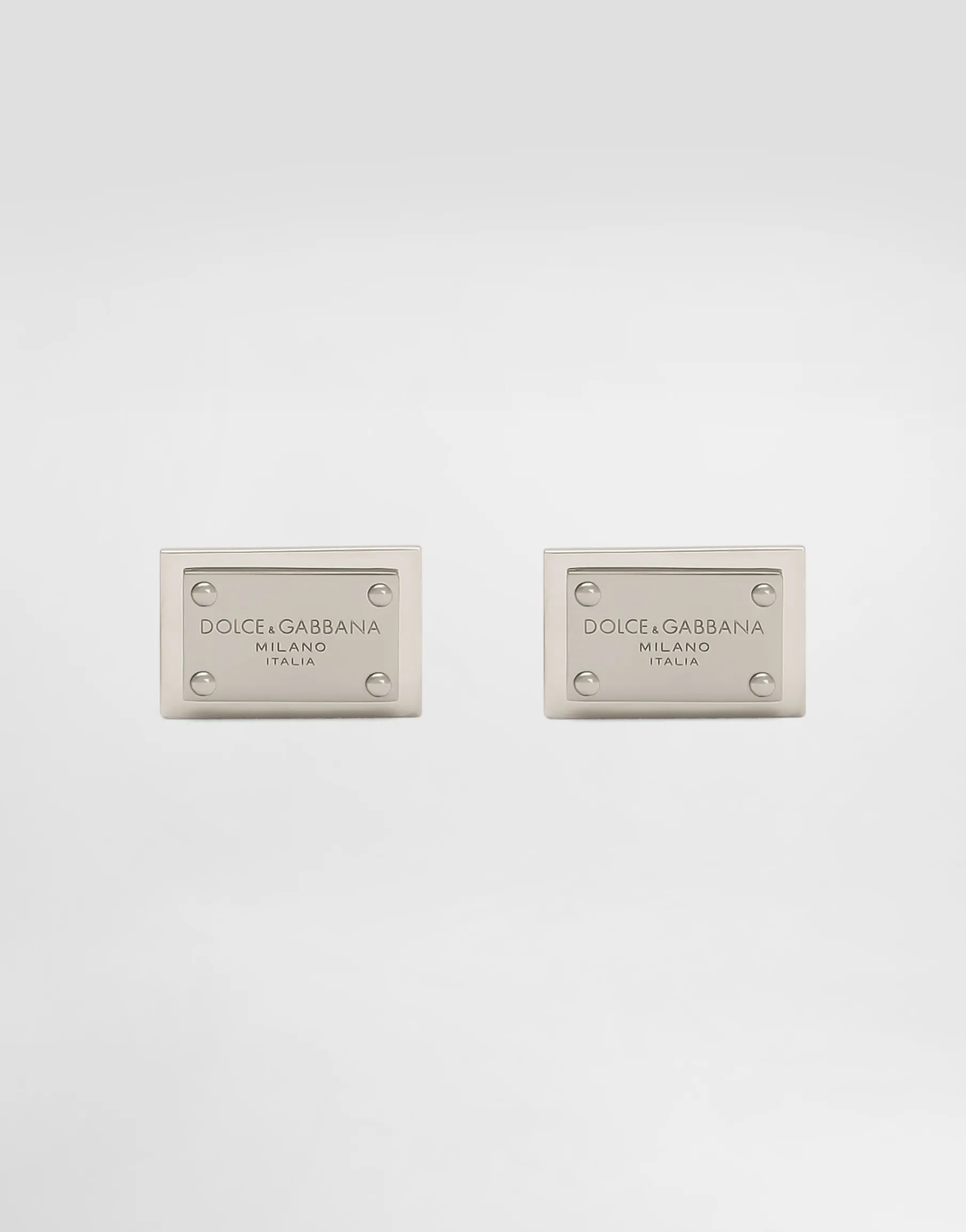 Cufflinks with Dolce&Gabbana logo tag