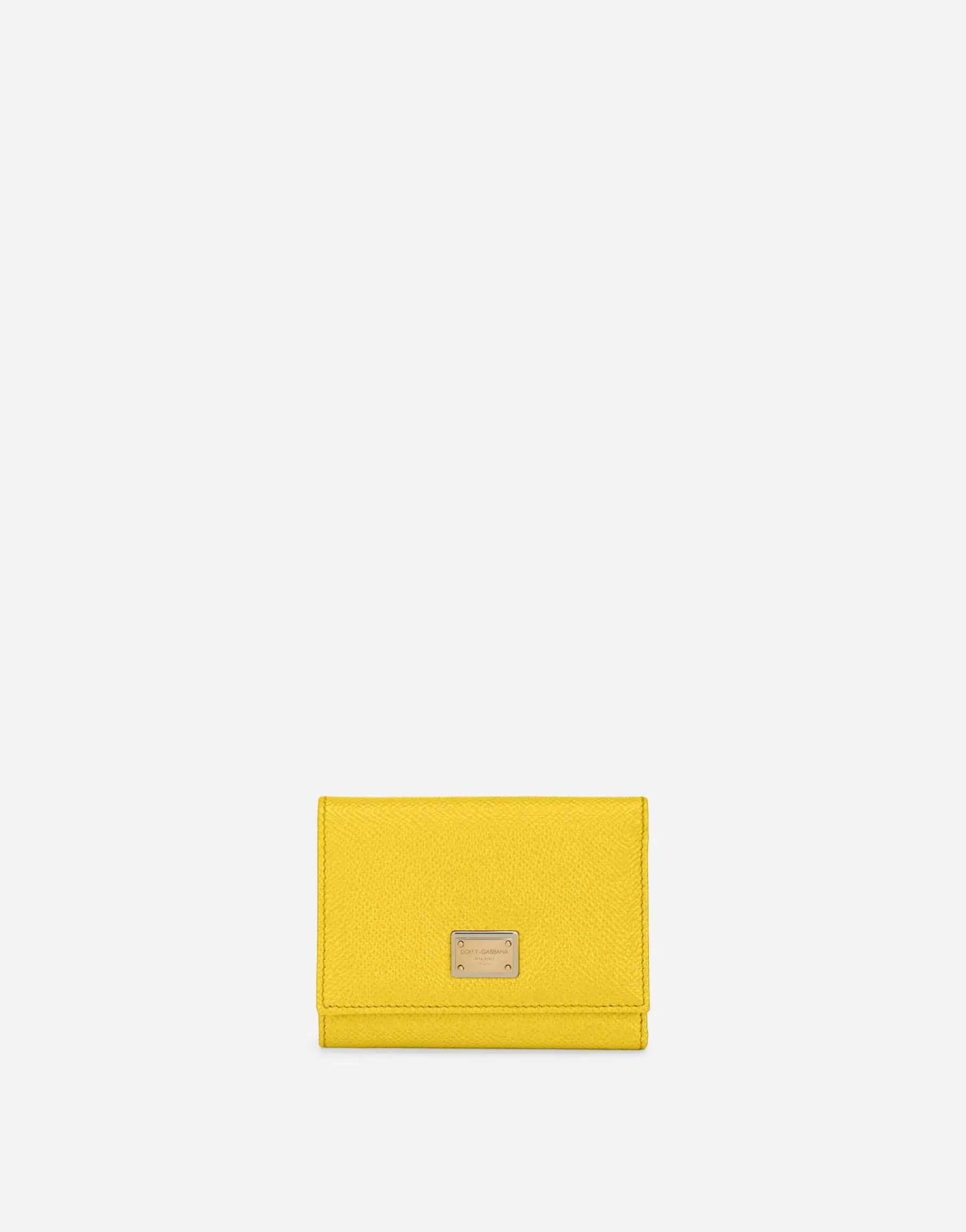 Dauphine calfskin French-flap wallet