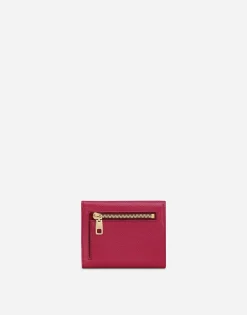 Dauphine calfskin French-flap wallet
