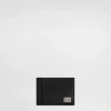 Dauphine-print calfskin card holder