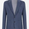 Deconstructed virgin wool jacket