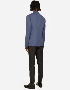 Deconstructed virgin wool jacket