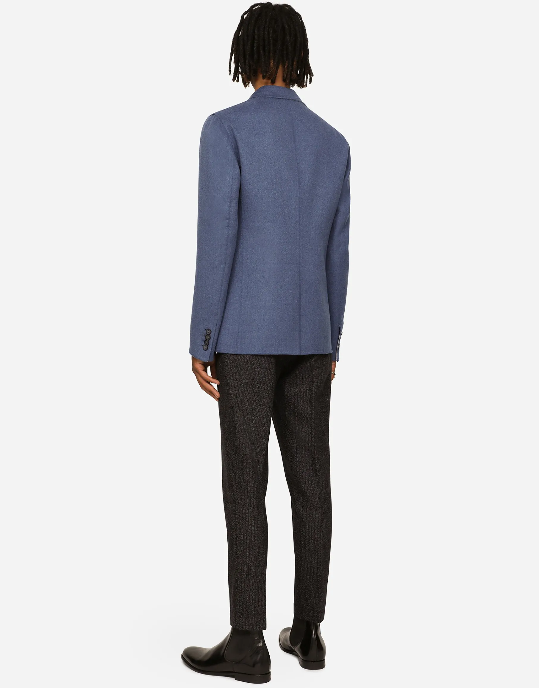 Deconstructed virgin wool jacket