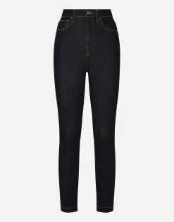 Deep blue stretch denim Grace jeans