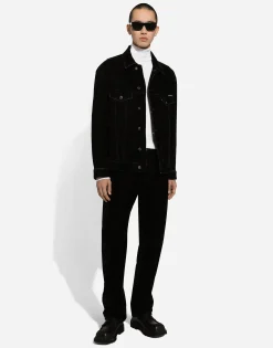 Denim jacket with Dolce&Gabbana logo