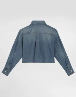 Denim shirt with DG logo