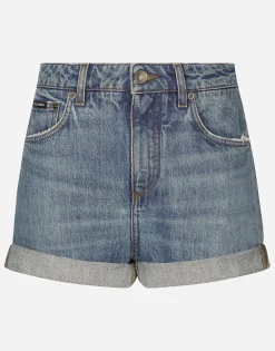 Denim shorts