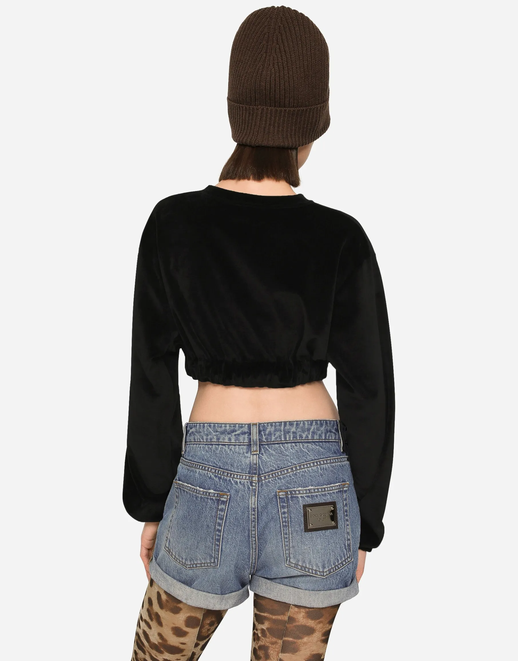 Denim shorts