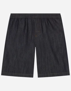 Denim shorts with DG logo