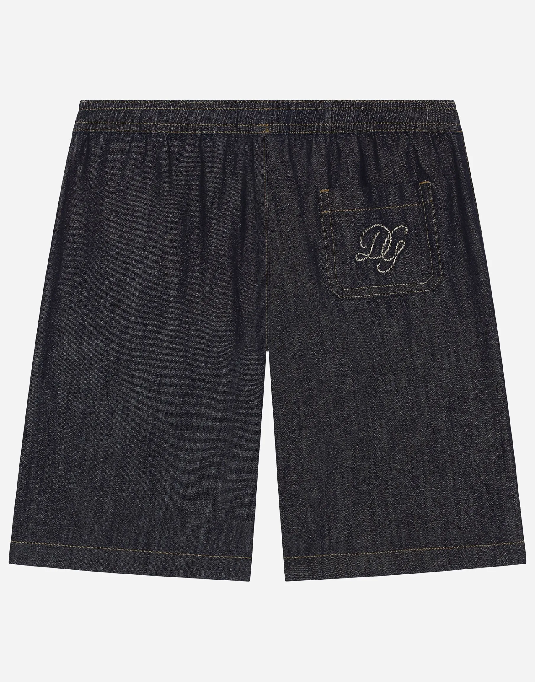 Denim shorts with DG logo