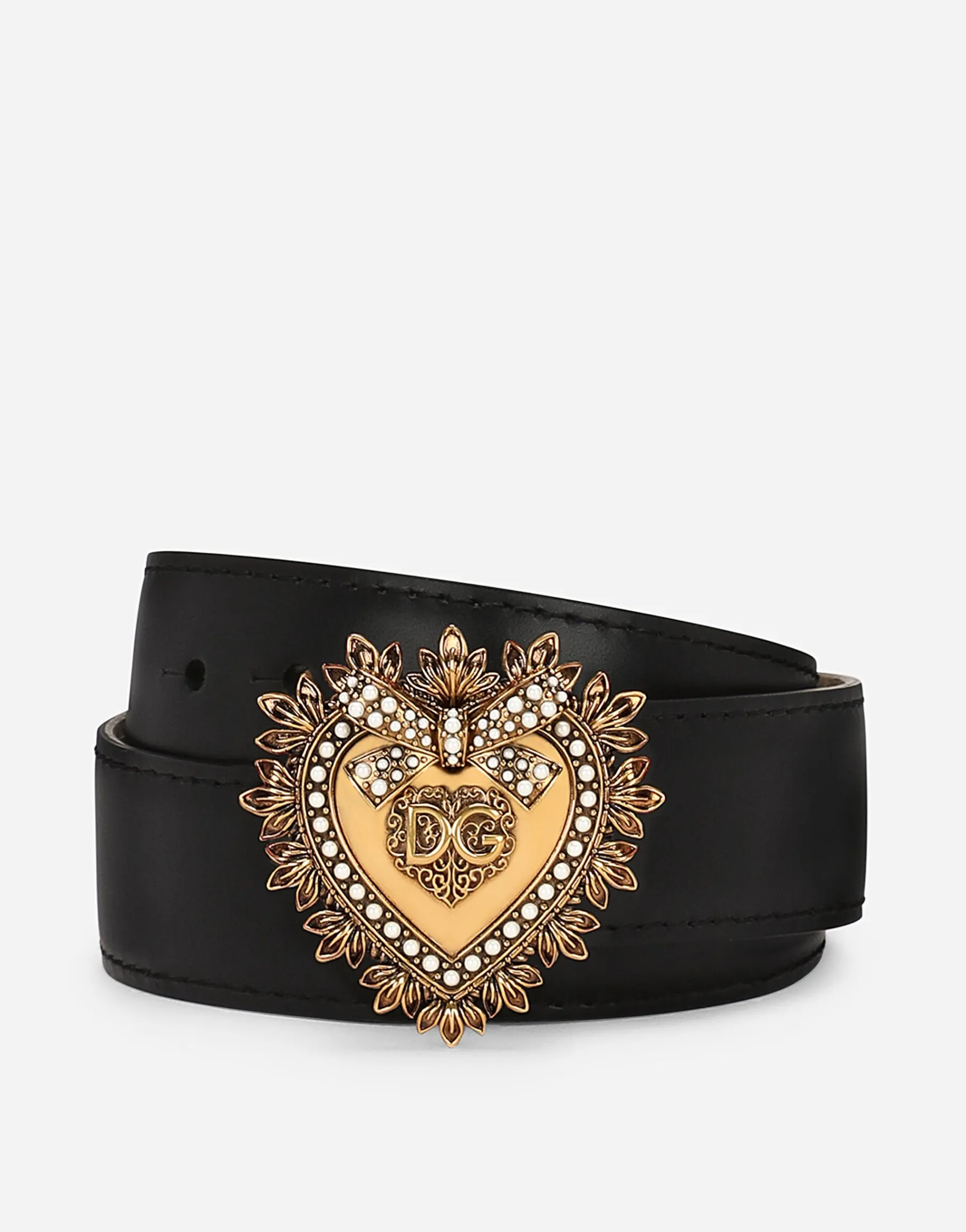 Devotion belt in lux leather