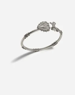 Devotion bracelet in white gold with diamonds