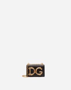 DG Girls micro bag in plain calfskin