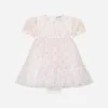 DG logo-print tulle dress
