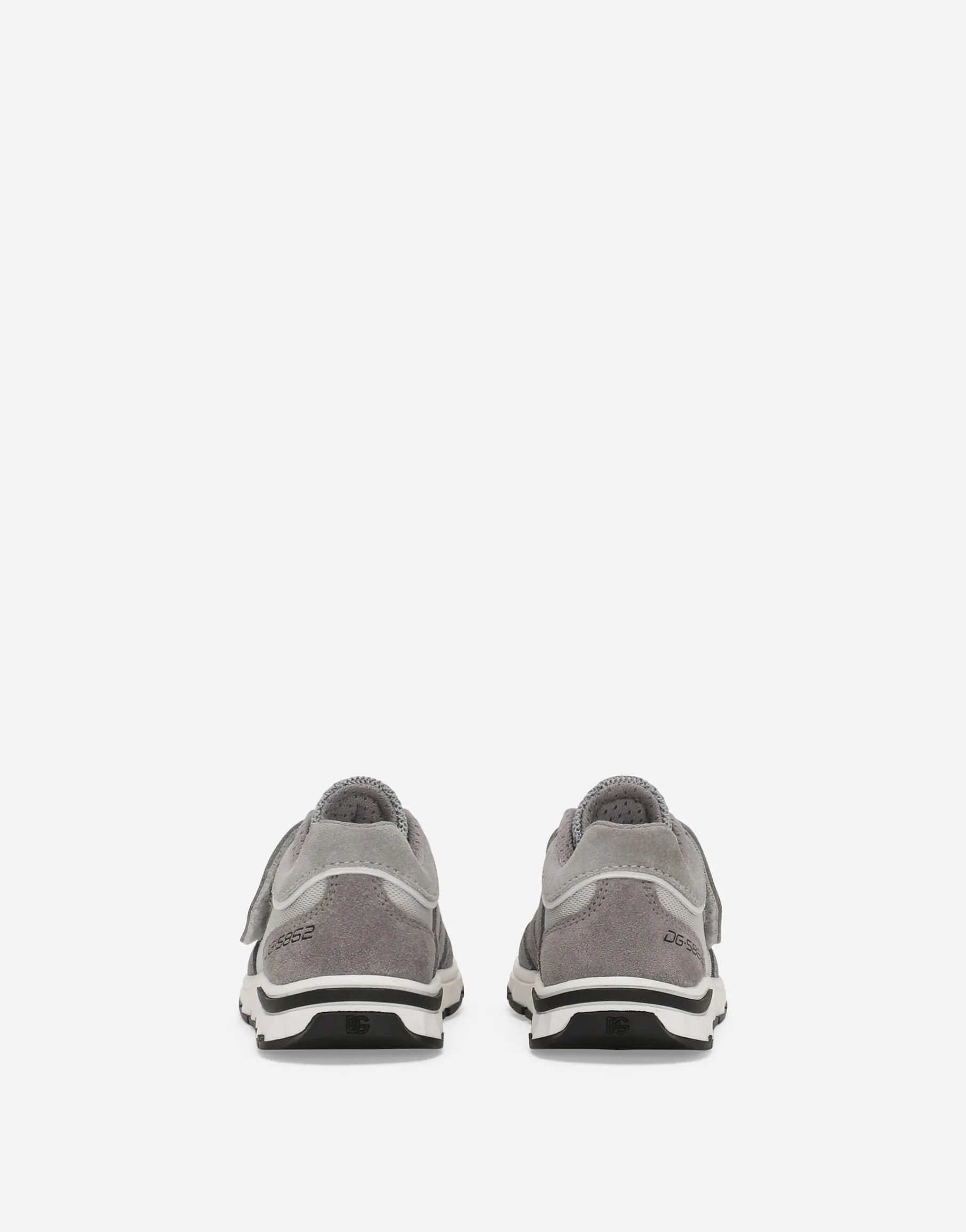 DG Running low-top sneakers in mesh and split leather