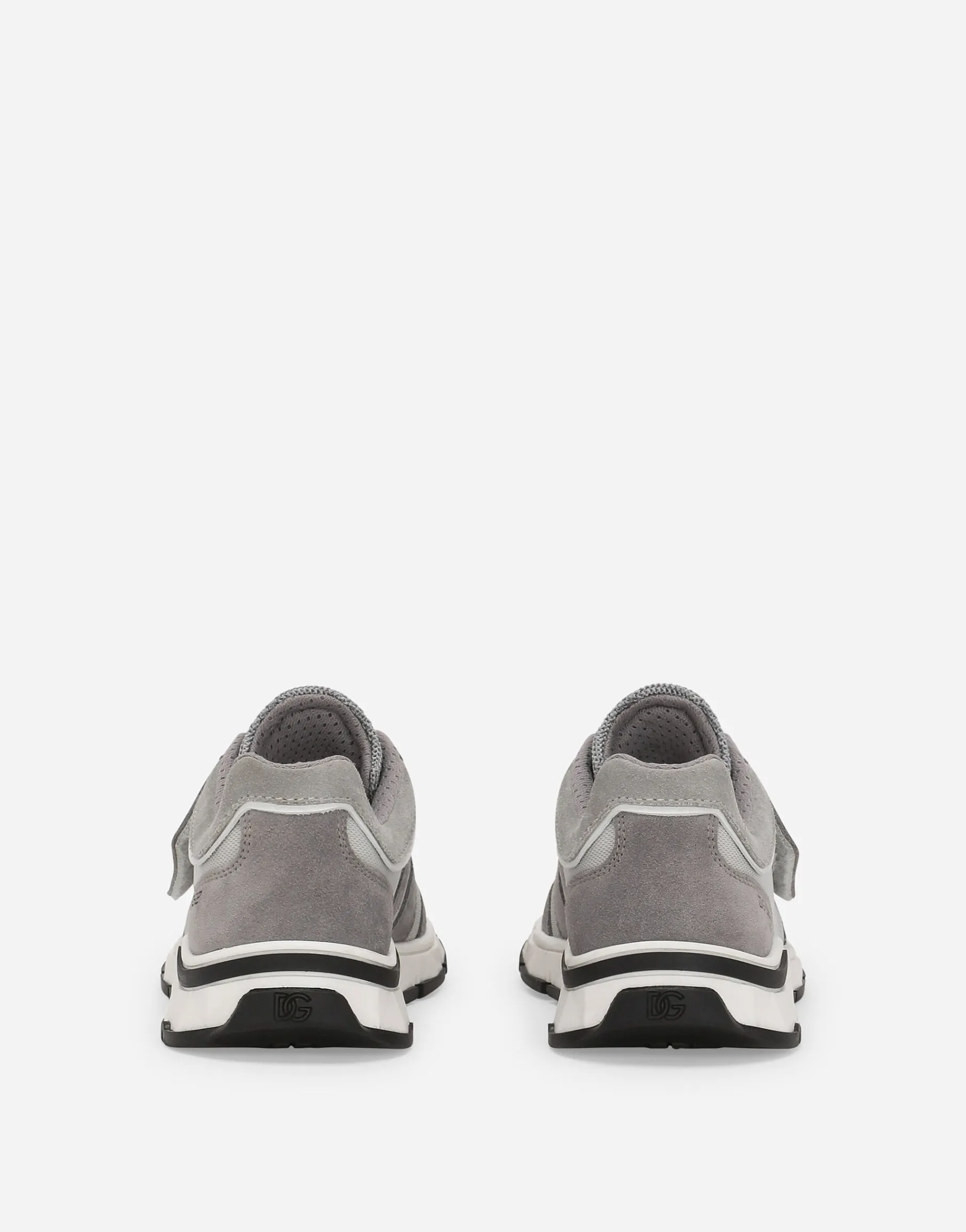 DG Running low-top sneakers in mesh and split leather