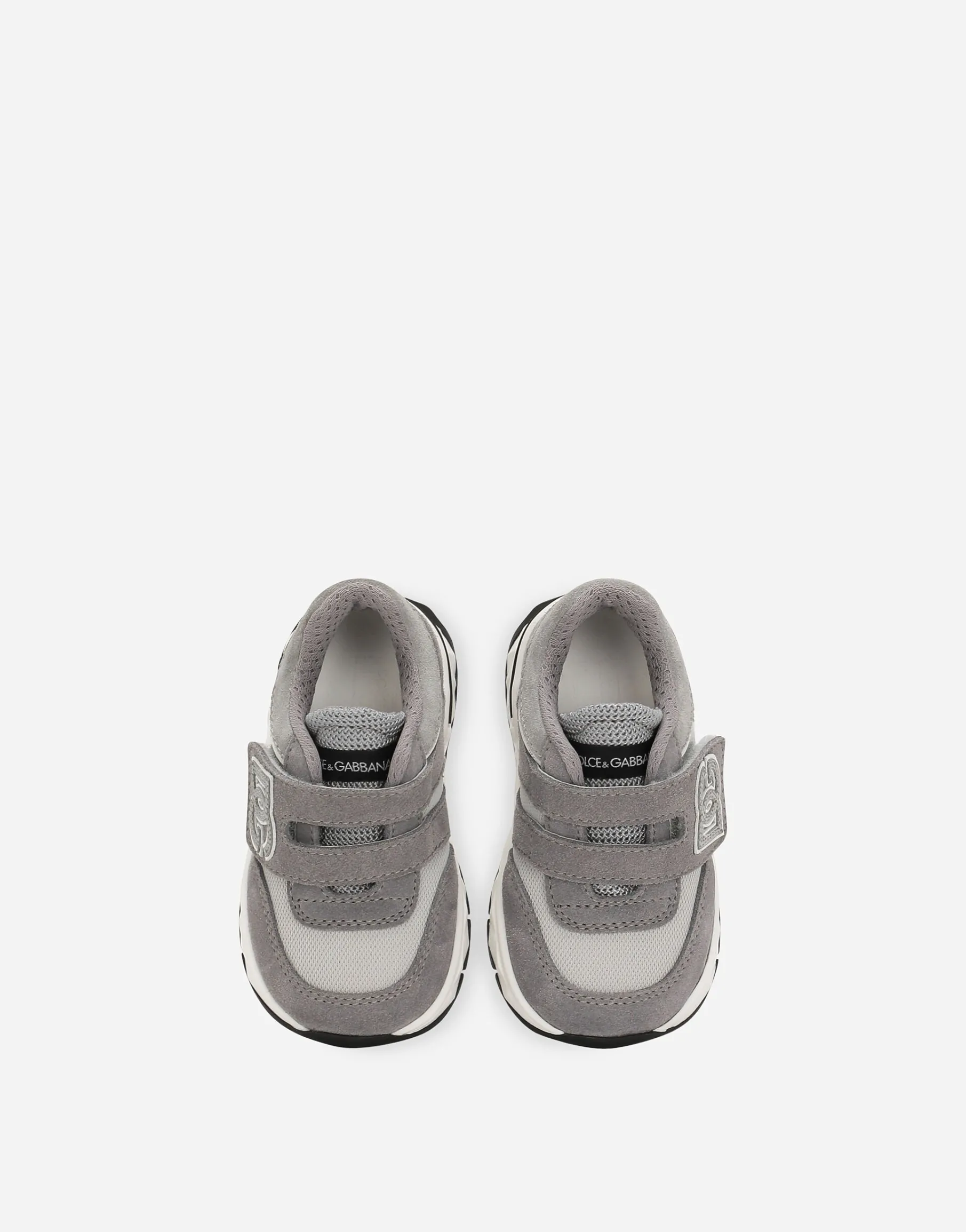 DG Running low-top sneakers in mesh and split leather