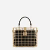 Dolce Box bag in metal and ayers