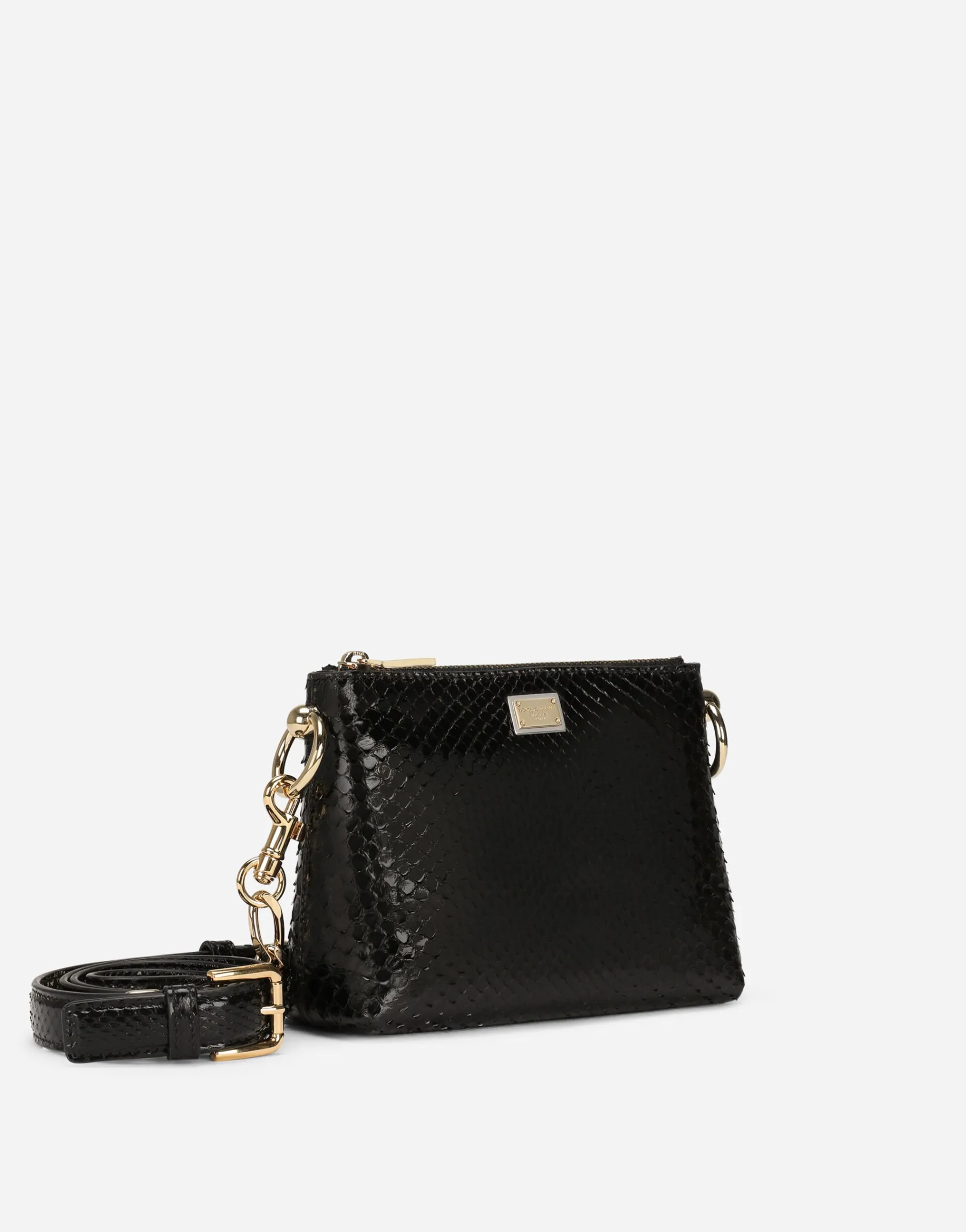 Dolce Box bag in metal and ayers