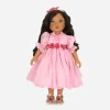 Doll with chiffon dress